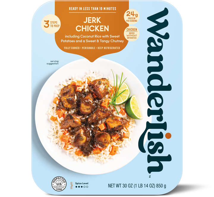 Photo of Wanderlish Jerk Chicken product package